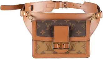 Louis Vuitton Pre-owned Canvas crossbody-bags - Dames - Vintage Heuptassen - Bruin - ONE Size - Leer - Vintage