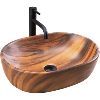 Rea Rea - Lavabo Sobre Encimera Amelia Wood Matt