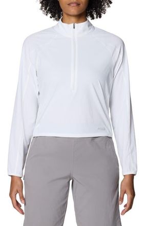 Mountain Hardwear Sunshield Half-Zip UPF 50+ Jacket in Fogbank at Nordstrom, Size X-Large
