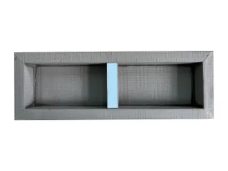 Vente-Unique Vente-unique - Nicchia Per Doccia Da Incasso Pronta Da Piastrellare Con 1 Scaffale 31 X 91 Cm - Klara
