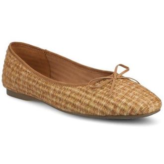 Birdies The Songbird Flat in Tan Raffia at Nordstrom, Size 10.5