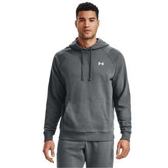 Under Armour Heren fleece hoodie (Vorstgrijs)