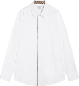 Burberry Hombre, Camisas, Blanco, Talla: L