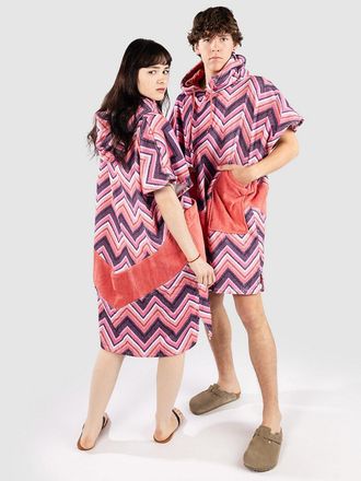All-In Beach Crew Jacquard V Poncho fantasia