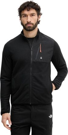 Benetton Jassen, Heren, Zwart, 2Xl, Polyester, Polartec Technical Fleece Sweatshirt