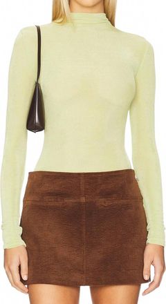 SER.O.YA Lilia Top In Green Tea