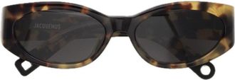 Jacquemus Les Lunettes Jac4 Ovalo Linea Les Sculptures Brown