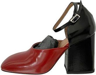 Marni Two-Tone Chunky Leather Sandals Size 35