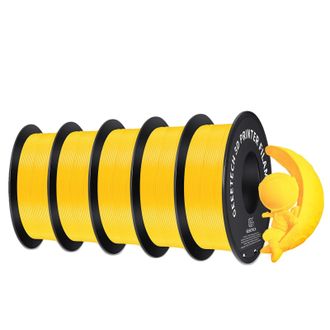 OEM Filamento Para Impresora 3d, Material Pla, Compatibilidad Vers&aacute;til, Amarillo