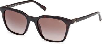 Guess Square Zonnebrillen - Heren - Zonnebrillen - Bruin - 53 MM - Accessoires