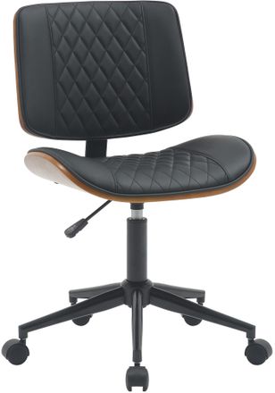 Clp Silla De Oficina Plover Polipiel Nogal/negro