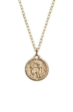 Awe Inspired Artemis 14k Gold Diamond Necklace in 14K Yellow Gold at Nordstrom