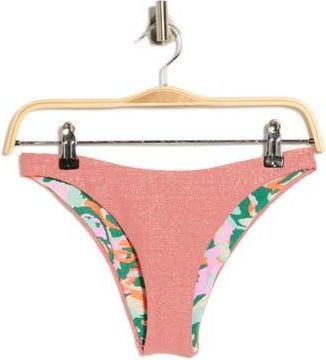 Maaji Sublimity Reversible Bikini Bottoms in Pink at Nordstrom Rack, Size Medium