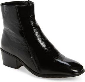 Naot Goodie Zip Boot in Black Crinkle Patent Leather at Nordstrom Rack, Size 5Us / 36Eu
