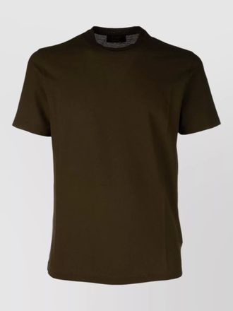 Zanone short sleeve crew neck jersey top