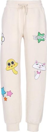 Ripndip Lichtgewicht Trainingsbroek Bone Mineral Wassen - Dames - Sweatpants - Beige - S - Katoen - Broeken