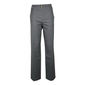 Vivienne Westwood Dames, Broeken, Grijs, Maat: 2XS Wol