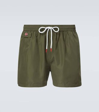 Kiton Logo swim trunks