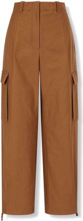STUDIO TOMBOY straight-leg cargo trousers - women - Cotton - S - Brown
