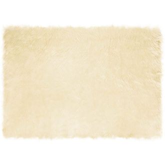 vidaXL Alfombra De Imitaci&oacute;n De Piel De Oveja Tafalla Crema Vidaxl