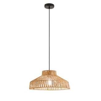 Luce-Ambiente-Design L&aacute;mpara de techo con difusor de papel natural 46 cm