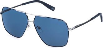 Fila SFIA10 0K53 Mens Sunglasses Blue Size 63