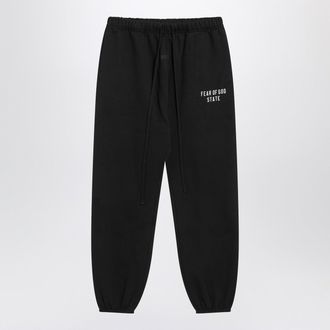 Fear of God Black Jogging Trousers With Logo