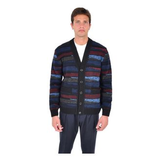 Missoni Cardigans, male, Multicolor, Size: XL Button Cardigan