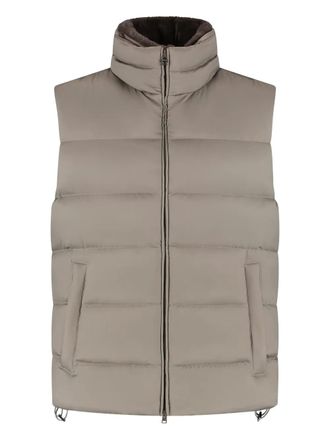 Herno padded zip-up gilet - Neutrals