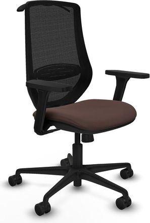 Piqueras y Crespo Sedia Da Ufficio Mardos Piqueras Y Crespo D036n0h Nero Marrone Scuro
