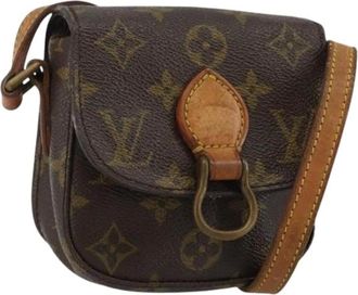 Louis Vuitton Pre-owned Cross Body Bags, female, Brown, Size: ONE SIZE Pre-owned Canvas Cross Body Bag