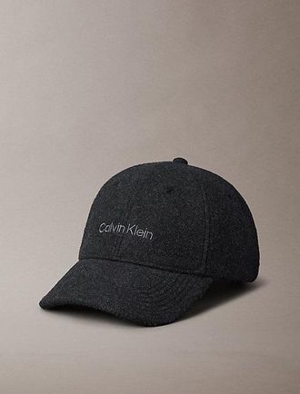 Calvin Klein Gorra Con Logo Bordado De Fieltro
