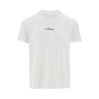 Maison Margiela Upside down logo embroidery T-shirt Man 46