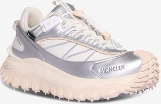 Moncler Mesh- und Metallic-Leder-Sneakers Trailgrip GTX