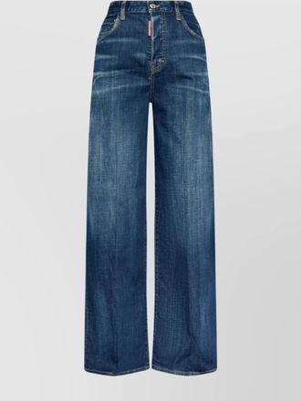 Dsquared2 wide leg high waist jeans