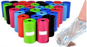 Trade Shop Trade Shop - 960 Sacchetti Igienici Bustine Per Escrementi Cani Gatti Raccolta Feci Colorati