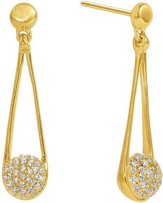 Dean Davidson Mini Ipanema Pav&eacute; Drop Earrings in Tp 22Kyg at Nordstrom