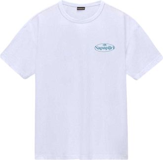 Napapijri Grafisch T-shirt voor heren (Wit)