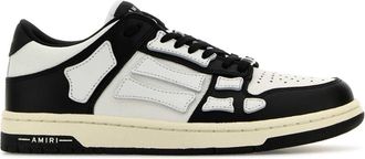 Amiri Two-tone Leather Skel Sneakers