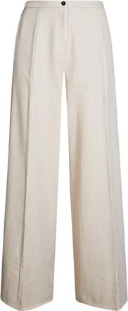 Forte_Forte 15029 My Pants - Dames - Wijde Broeken - Wit - S - Katoen - Broeken