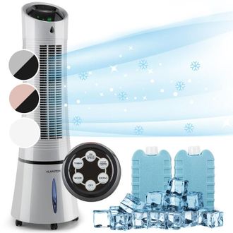 Klarstein Klarstein Skyscraper Ice Enfriador De Aire 4 En 1 Ventilador 180 M&sup3;/h 30 W Oscilaci&oacute;n Mando A Distancia M&oacute;vil
