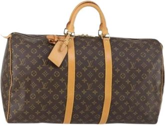 Louis Vuitton Pre-owned Weekend Bags, female, Brown, Size: ONE SIZE Pre-owned Boston Bag