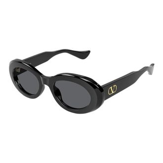 Valentino Zonnebril - Dames - Accessoires - Zwart - Maat: 50 MM