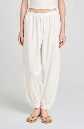 Wayf Remy Balloon Pants in Ivory at Nordstrom, Size X-Small