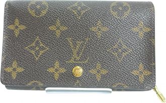Louis Vuitton Brown Monogram Canvas Wallet (Bi-Fold) (Pre-Owned)