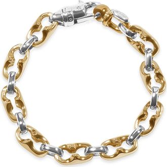 Pompeii3 Mens Link 14k Gold (50gram) or Platinum (80gram) 9mm Bracelet 8.75
