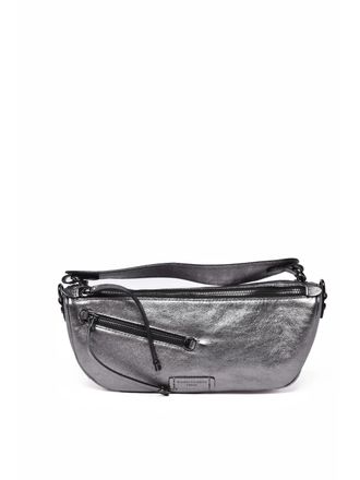 Gianni Chiarini Silver Leather Cindy Shoulder Bag
