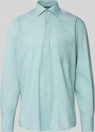 Eterna Regular Fit Business-Hemd mit Kentkragen in Gruen, Gr&ouml;&szlig;e 39