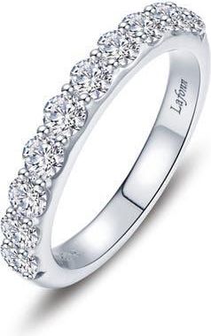 Lafonn Divine Engagement Band Ring in Silver at Nordstrom, Size 7