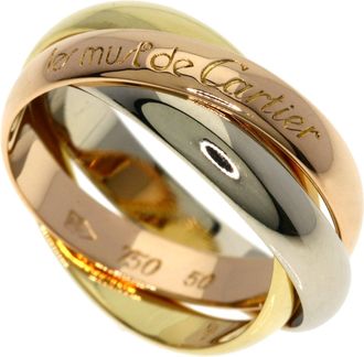 Cartier Yellow Gold (18K) Pink Gold (18K) White Gold (18K) Band Ring (Pre-Owned)